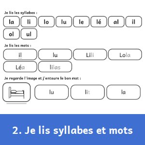 Aperçu 2 du livre Mes premiers pas en lecture