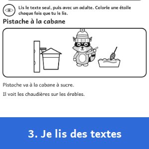 Aperçu 3 du livre Mon cahier de français 1re année