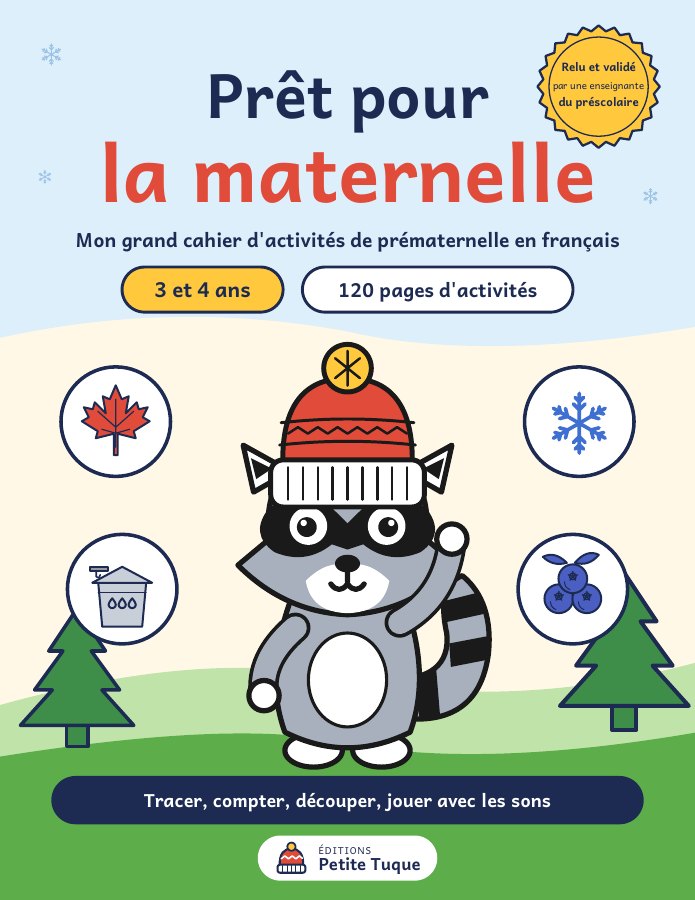 Couverture du livre Prêt pour la maternelle, Maude Lapierre