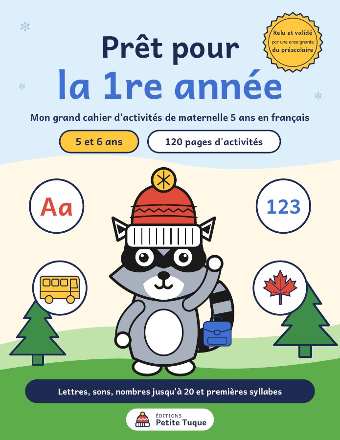 Couverture du livre Prêt pour la 1re année, Maude Lapierre