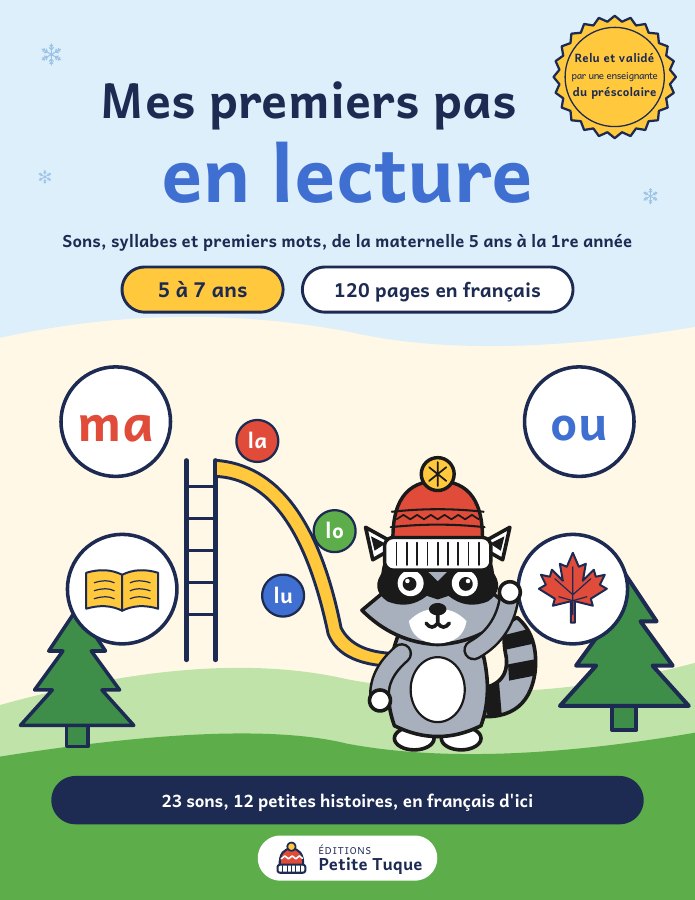 Couverture du livre Mes premiers pas en lecture, Maude Lapierre